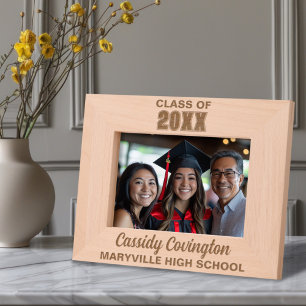 Personalized Graduation Custom Name, School, Year Etched Frames