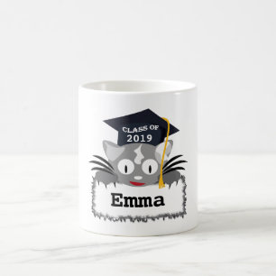 Personalized Graduation Kitty Mug