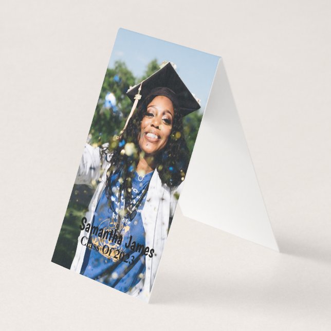 Personalized Graduation Photo and Name (Front)