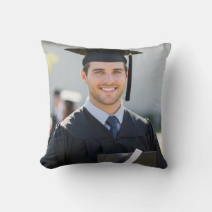 Personalized Graduation Photo Keepsake Memory Gift Cushion
