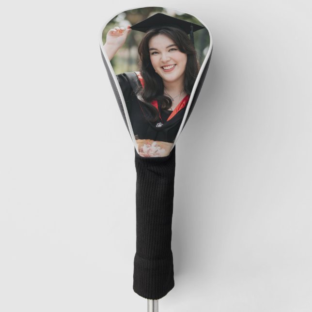 Personalized Graduation Photo Keepsake Memory Gift Golf Head Cover (Front)