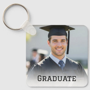 Personalized Graduation Photo Keepsake Memory Gift Key Ring