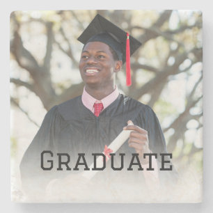Personalized Graduation Photo Keepsake Memory Gift Stone Coaster