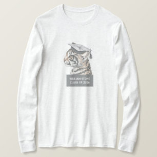 Personalized Graduation T-Shirt Tiger Grad