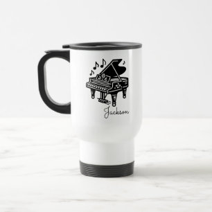 Personalized Grand Piano Mug – Custom Name