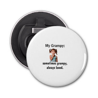 Personalized Granddaughter Grandpa Photo  Bottle Opener