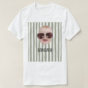 Personalized Grandma Gift Family Photo Custom Face T-Shirt