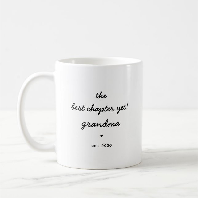 Personalized Grandma Mug Best Chapter Yet (Left)