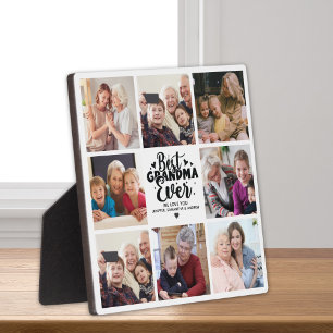 Personalized Grandma Photo   Best Grandma Ever Plaque