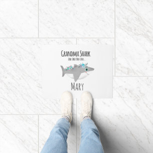Personalized Grandma Shark Doo Doo Doo Doormat