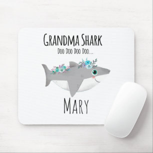 Personalized Grandma Shark Doo Doo Doo Mouse Mat