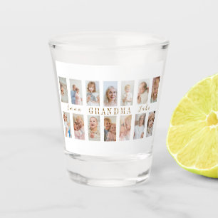 Personalized Grandma Shot Glass   Custom Photos