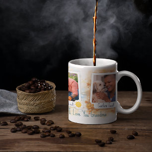Personalized Grandma's Memories Seasonal Photo Espresso Cup