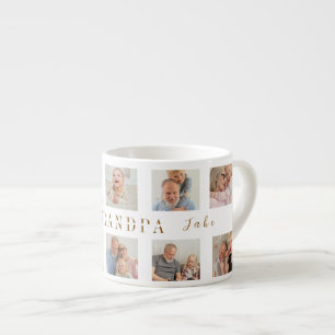 Personalized Grandpa Espresso Mug   Custom Photos