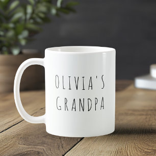 Personalized Grandpa Photo Gift for Grandpa Coffee Mug