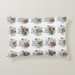 Personalized Grandson Birthday Photo Gifts Decorative Cushion<br><div class="desc">This birthday greeting design is created for a grandson and is especially suited for teenagers and young adults rather than small children. It can be given by grandparents, parents, uncles, aunts, or anyone celebrating a grandson or a person who is like a grandson. The design features a modern minimalist layout...</div>