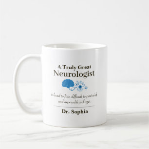 Personalized Great Neurologist Appreciation Gift Coffee Mug