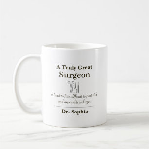 Personalized Great Surgeon Appreciation Gift Coffee Mug