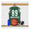 Personalized Green and White Basketball Jersey