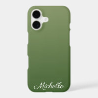 Personalized green ombre