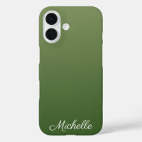 Personalized green ombre