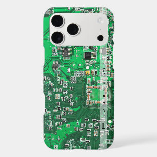 Personalized Green PCB Circuit Board for IT Pros