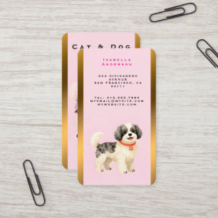 Personalized Grooming Dog Modern Collection Business Card