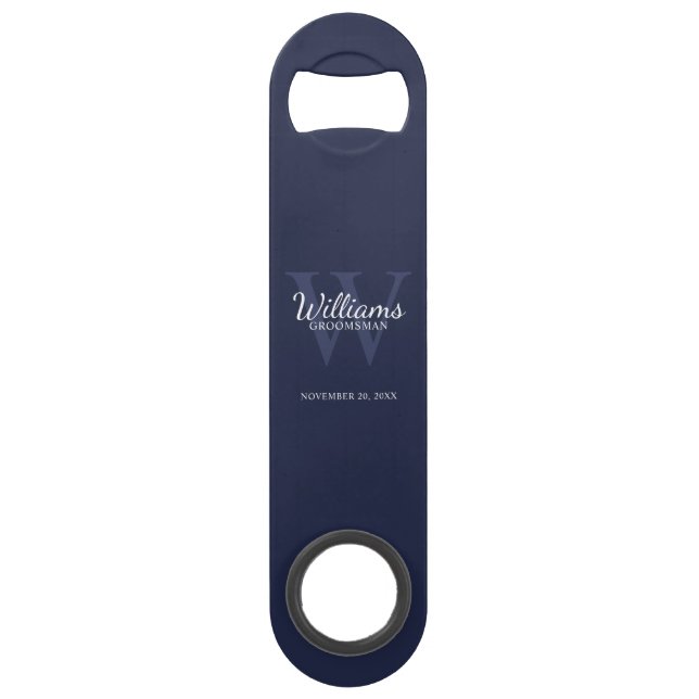 Personalized Groomsman's Monogram and Name (Front)