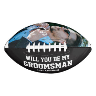 Personalized Groomsmen Engraved Wedding Party American Football