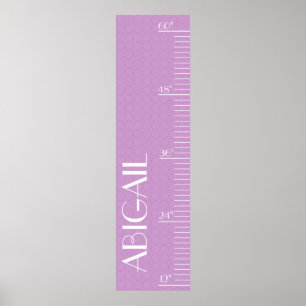 Personalized Growth Chart - Elegant Dots