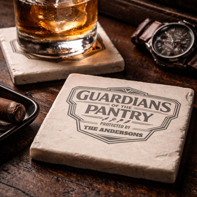 Personalized Guardians of the Pantry Stone Coaster (Creator Uploaded)