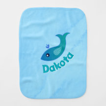 Personalized "Gulp, Gulp" Burb Cloth