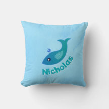 Personalized "Gulp, Gulp" Throw Pillow