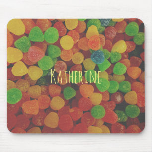 Personalized Gumdrops Candy Mouse Mat