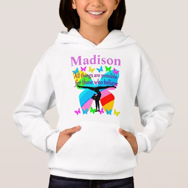 PERSONALIZED GYMNASTICS GOALS AND DREAMS APPAREL (Front)