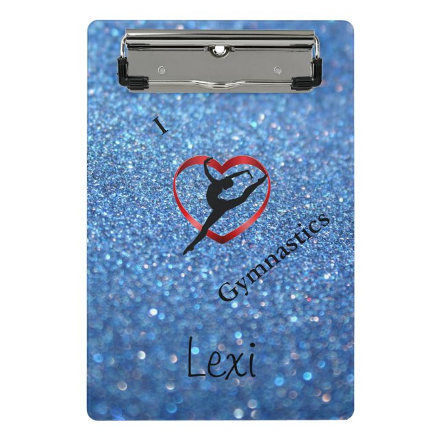 PERSONALIZED GYMNASTICS MINI CLIPBOARD (Front)