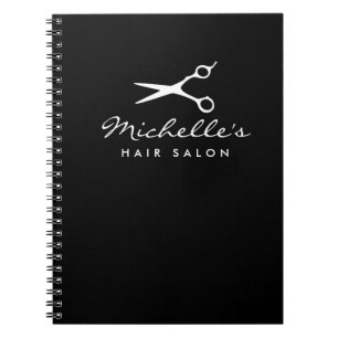 Personalized hairdresser notebook for hair salon