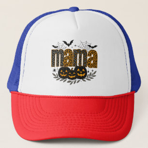 Personalized Halloween Mama – Cute Spooky Trucker Hat