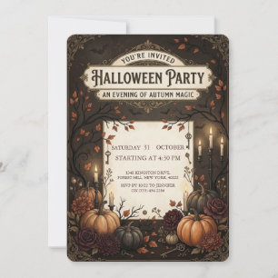 Personalized Halloween Party Invitation