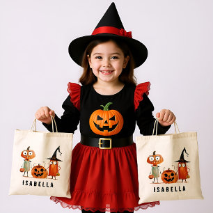 Personalized Halloween Trick or Treat Bag   Custom