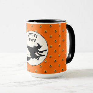 Personalized Halloween Witch Mug