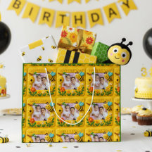 Personalized Happy Birthday Cute Bees