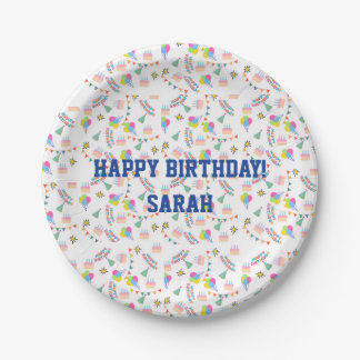 Personalized happy birthday plate
