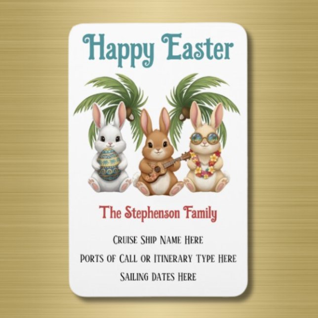 Personalized Happy Easter Cruise Door Magnet (Easter Cruise Door Magnet)