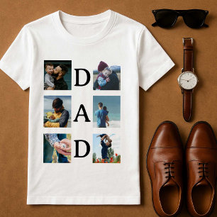 Personalized Happy Father's Day Card with Photo T-Shirt
