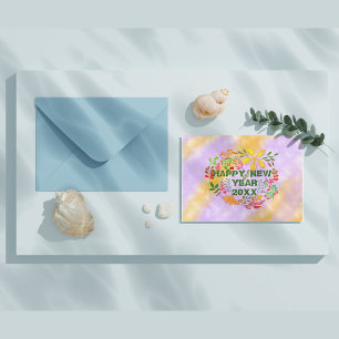 PERSONALIZED HAPPY NEW YEAR 20XX CARD