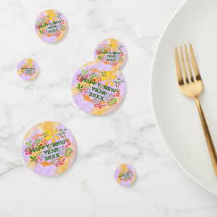 PERSONALIZED HAPPY NEW YEAR 20XX CONFETTI