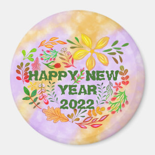 PERSONALIZED HAPPY NEW YEAR 20XX MAGNET