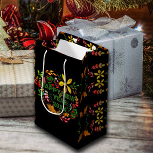 PERSONALIZED HAPPY NEW YEAR 20XX MEDIUM GIFT BAG