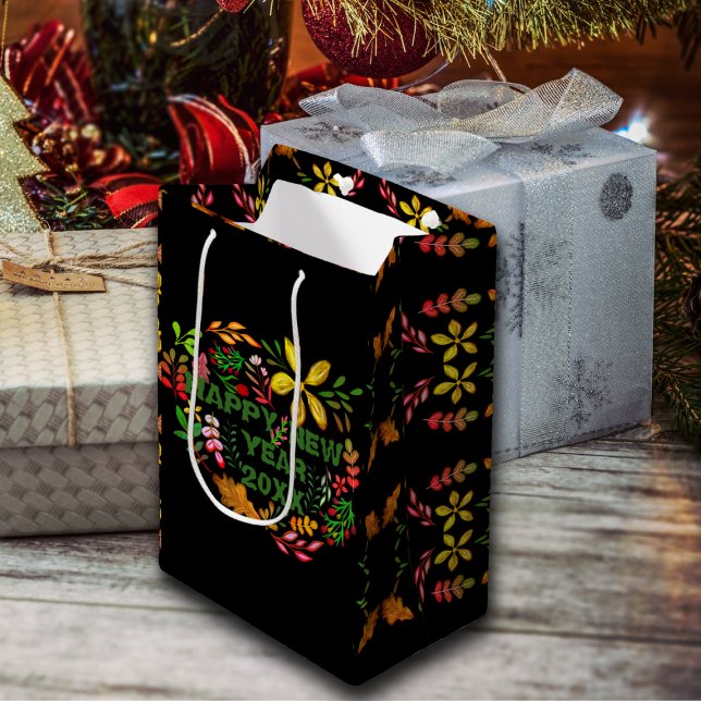 PERSONALIZED HAPPY NEW YEAR 20XX MEDIUM GIFT BAG (Creator Uploaded)